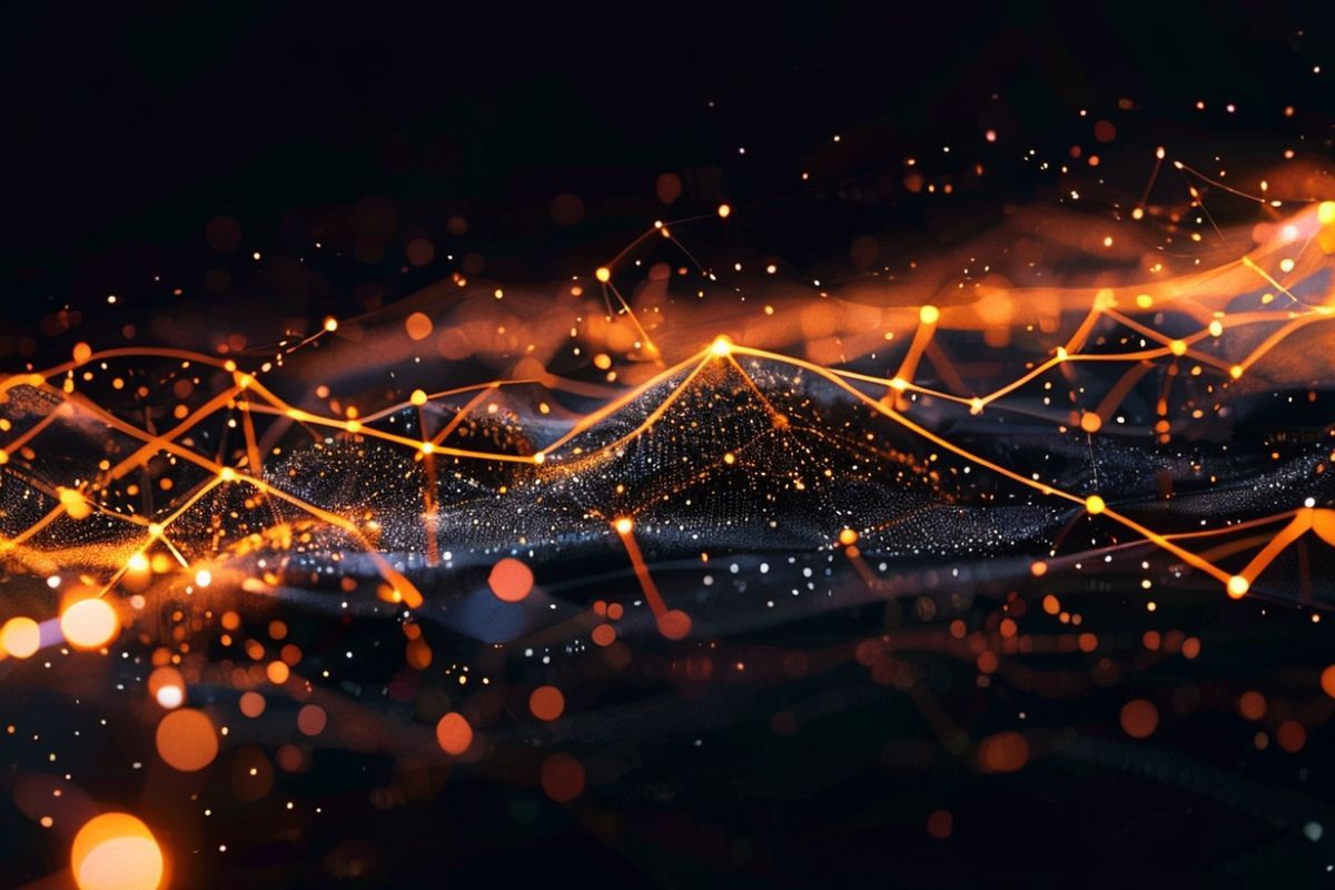 AI-powered SEO analytics visualization